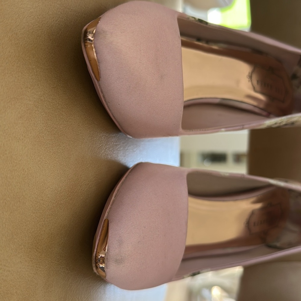 Ted Baker Pink Floral Women's Heels - Picture 4 of 6